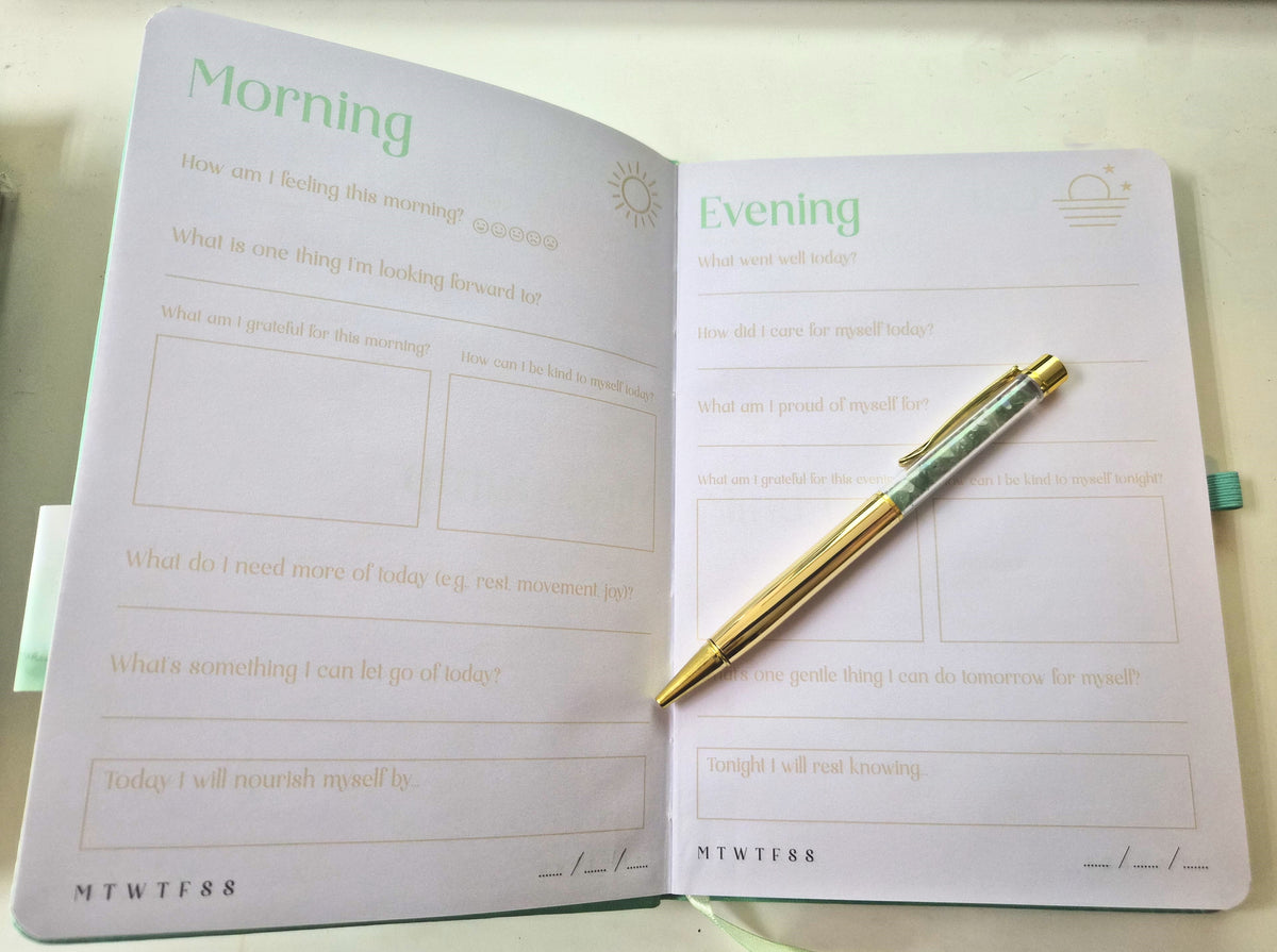 Welness journal met pen