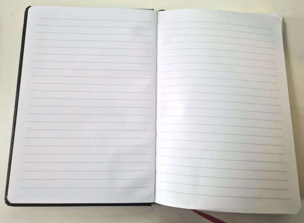 A5 notebook met paddenstoel