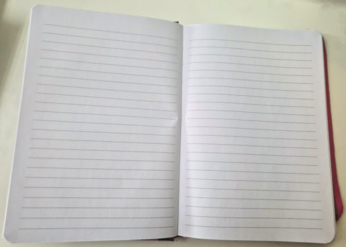 A5 notebook met vlinders