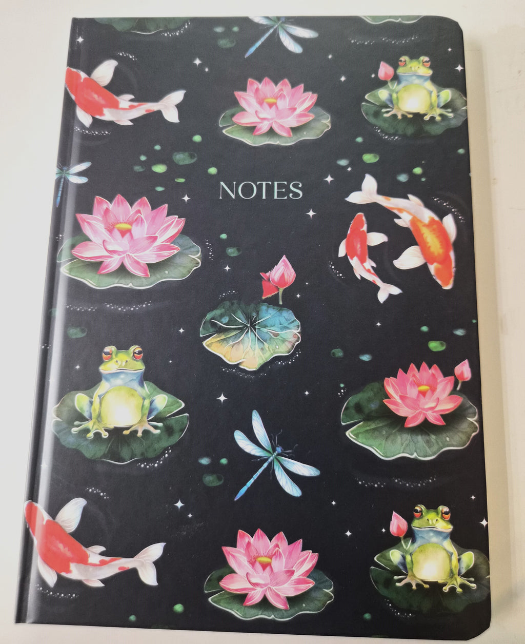 A5 notebook met kikkers