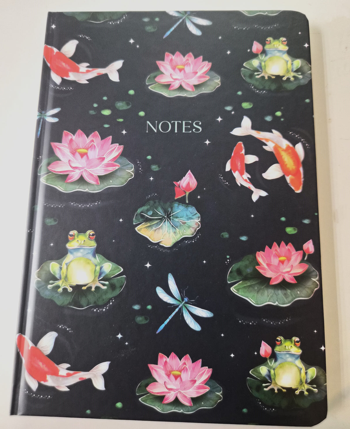 A5 notebook met kikkers
